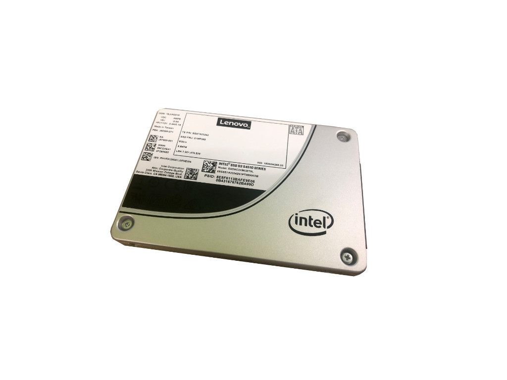 Твърд диск Lenovo ThinkSystem 2.5" Intel S4510 480GB Entry SATA 6Gb Hot Swap SSD 6053_1.jpg