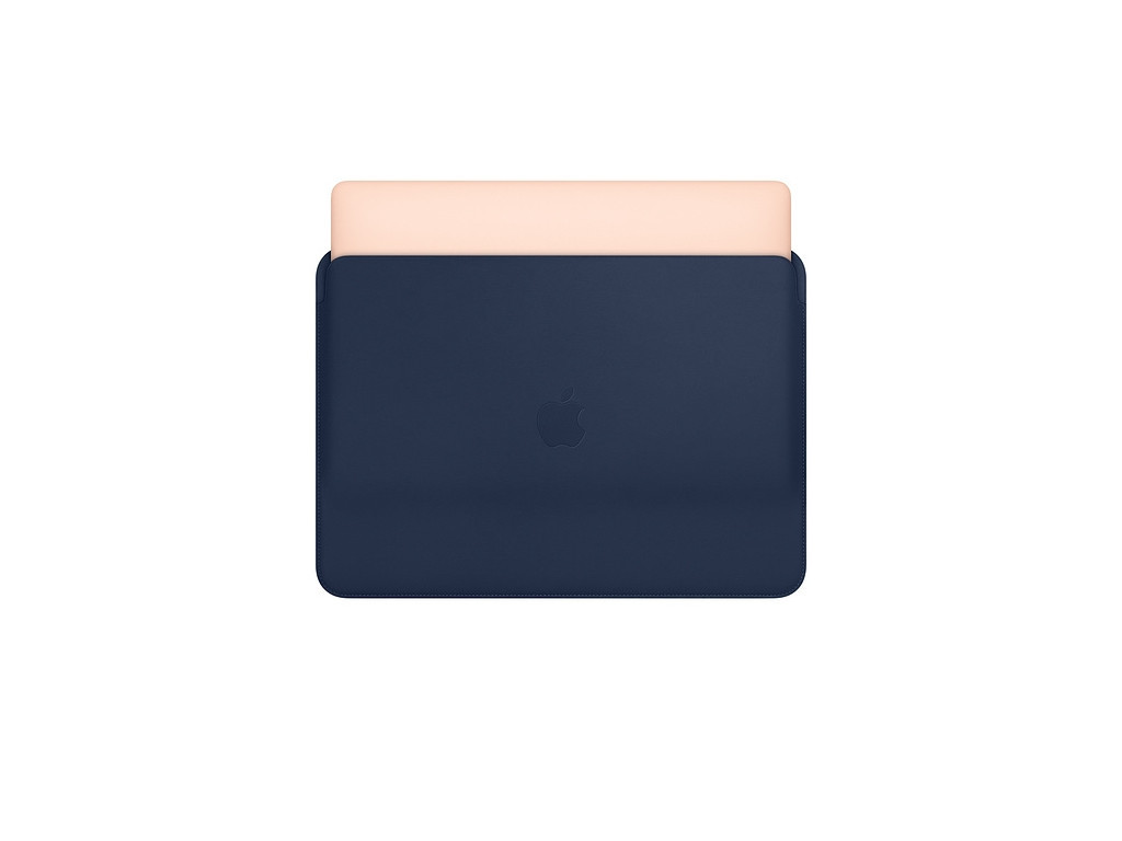 Калъф Apple Leather Sleeve for 13-inch MacBook Pro - Midnight Blue 14572_2.jpg