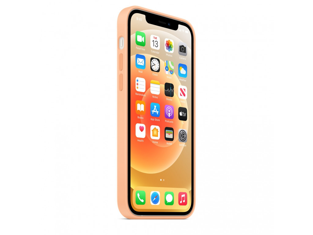 Калъф Apple iPhone 12/12 Pro Silicone Case with MagSafe - Cantaloupe 18465_10.jpg