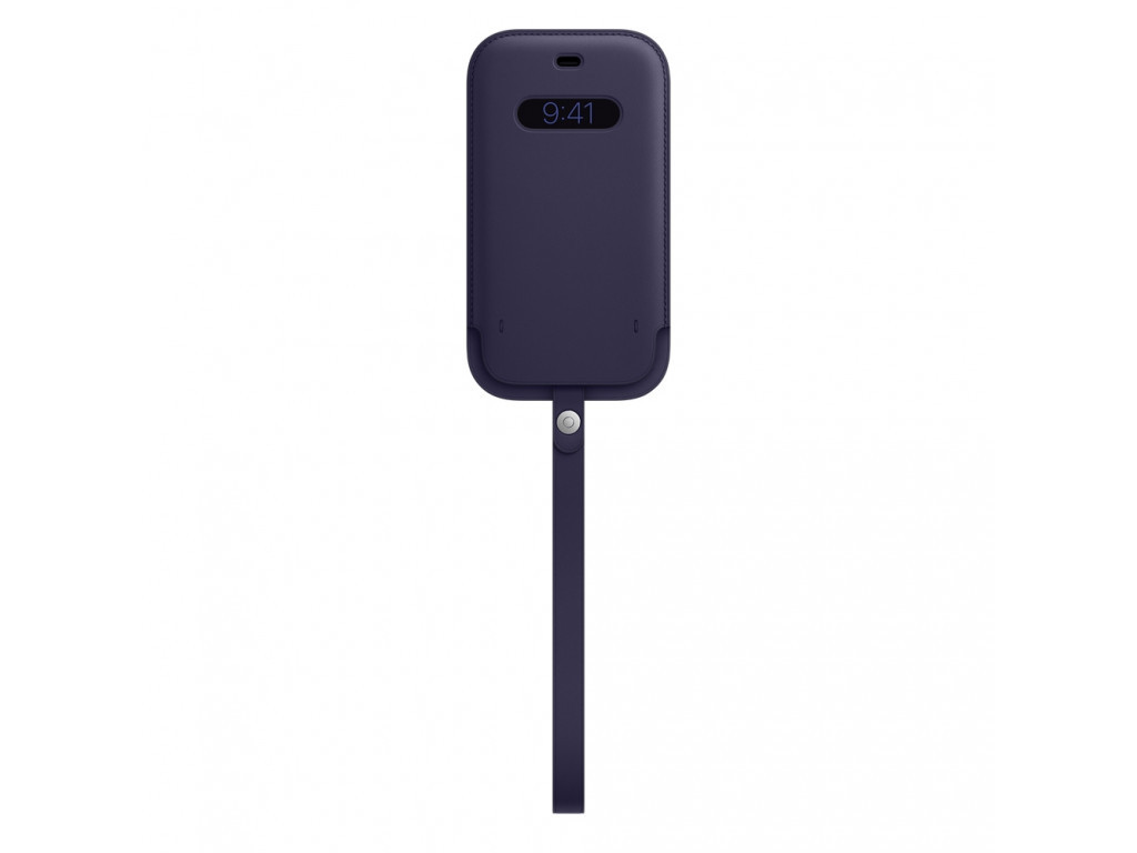 Калъф Apple iPhone 12 | 12 Pro Leather Sleeve with MagSafe - Deep Violet 18471.jpg