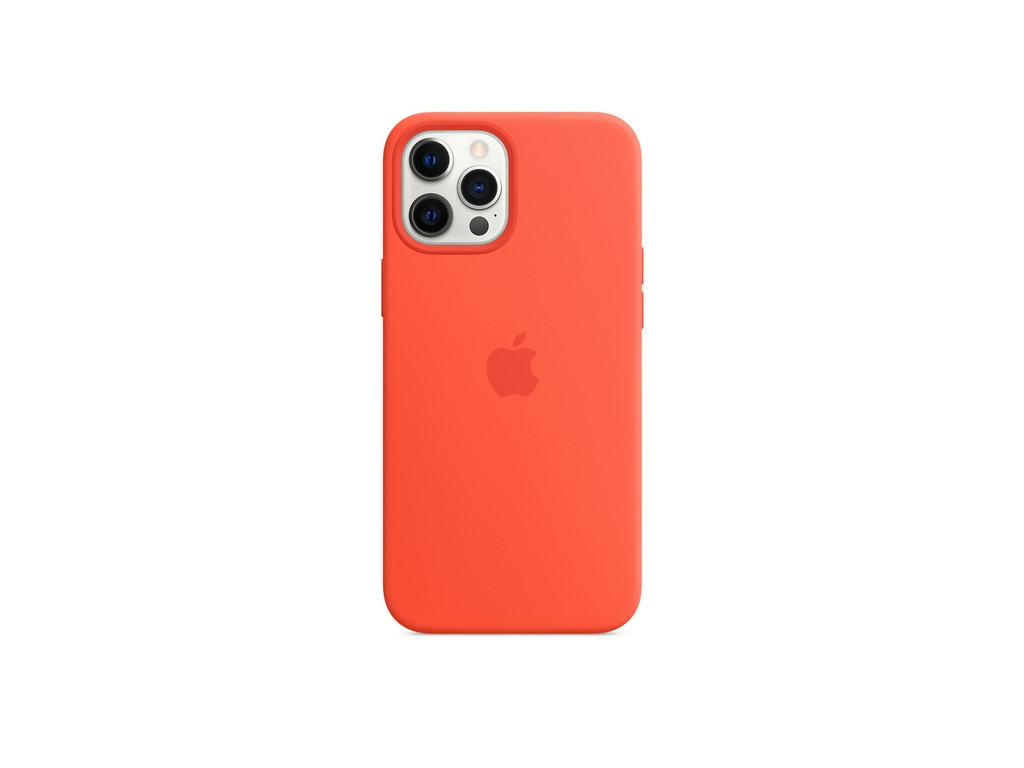 Калъф Apple iPhone 12 Pro Max Silicone Case with MagSafe - Electric Orange 18478.jpg