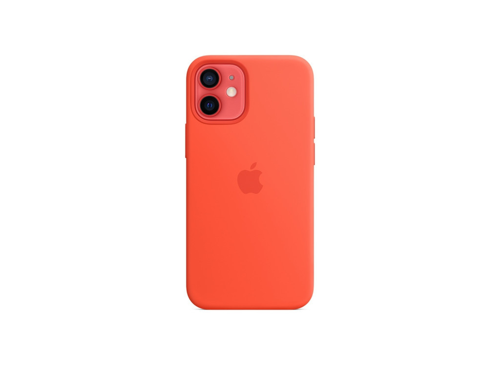 Калъф Apple iPhone 12 mini Silicone Case with MagSafe - Electric Orange 18482.jpg