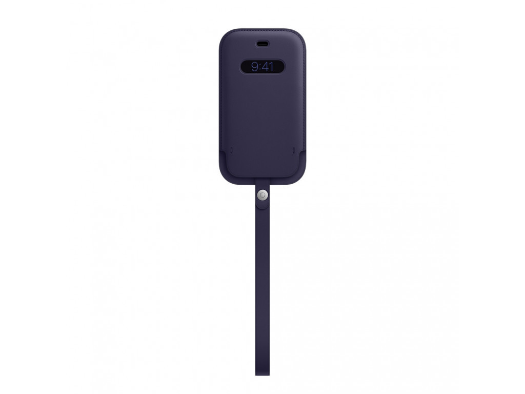 Калъф Apple iPhone 12 mini Leather Sleeve with MagSafe - Deep Violet 18489.jpg