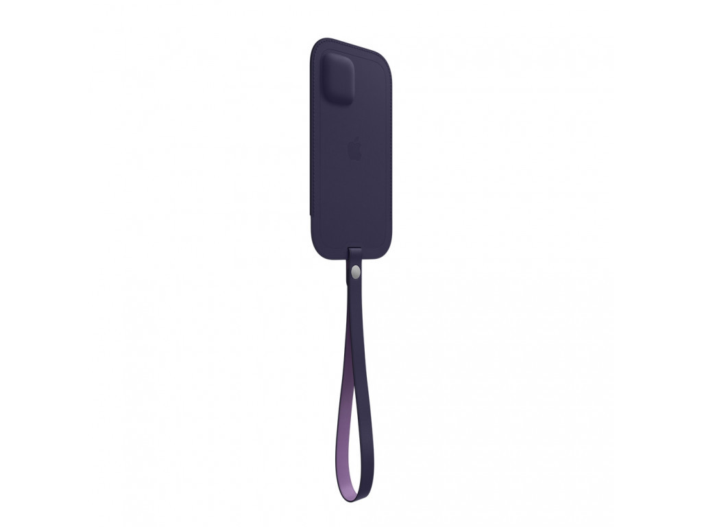 Калъф Apple iPhone 12 mini Leather Sleeve with MagSafe - Deep Violet 18489_3.jpg