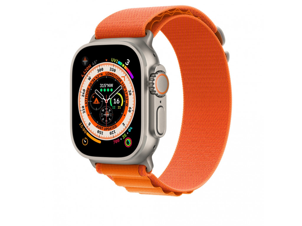 Каишка за часовник Apple Watch 49mm Orange Alpine Loop - Small 23016_1.jpg