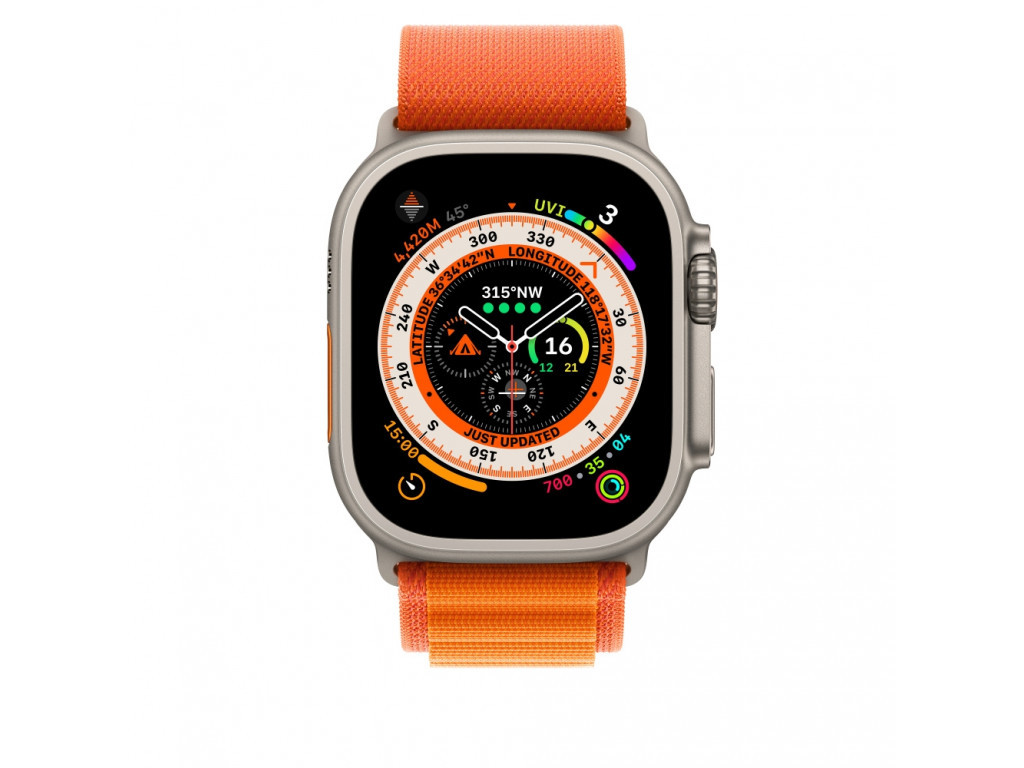 Каишка за часовник Apple Watch 49mm Orange Alpine Loop - Small 23016_2.jpg