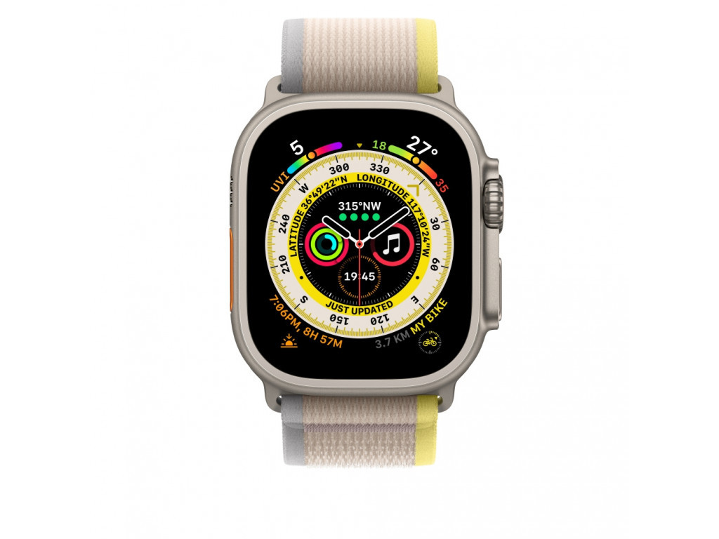 Каишка за часовник Apple Watch 49mm Yellow/Beige Trail Loop - M/L 23034_2.jpg