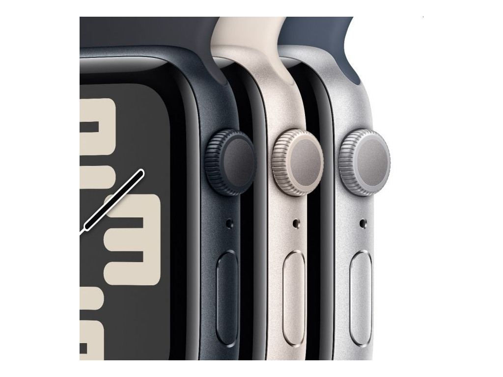 Часовник Apple Watch SE2 v2 GPS 44mm Silver Alu Case w Storm Blue Sport Band - M/L 25459_2.jpg