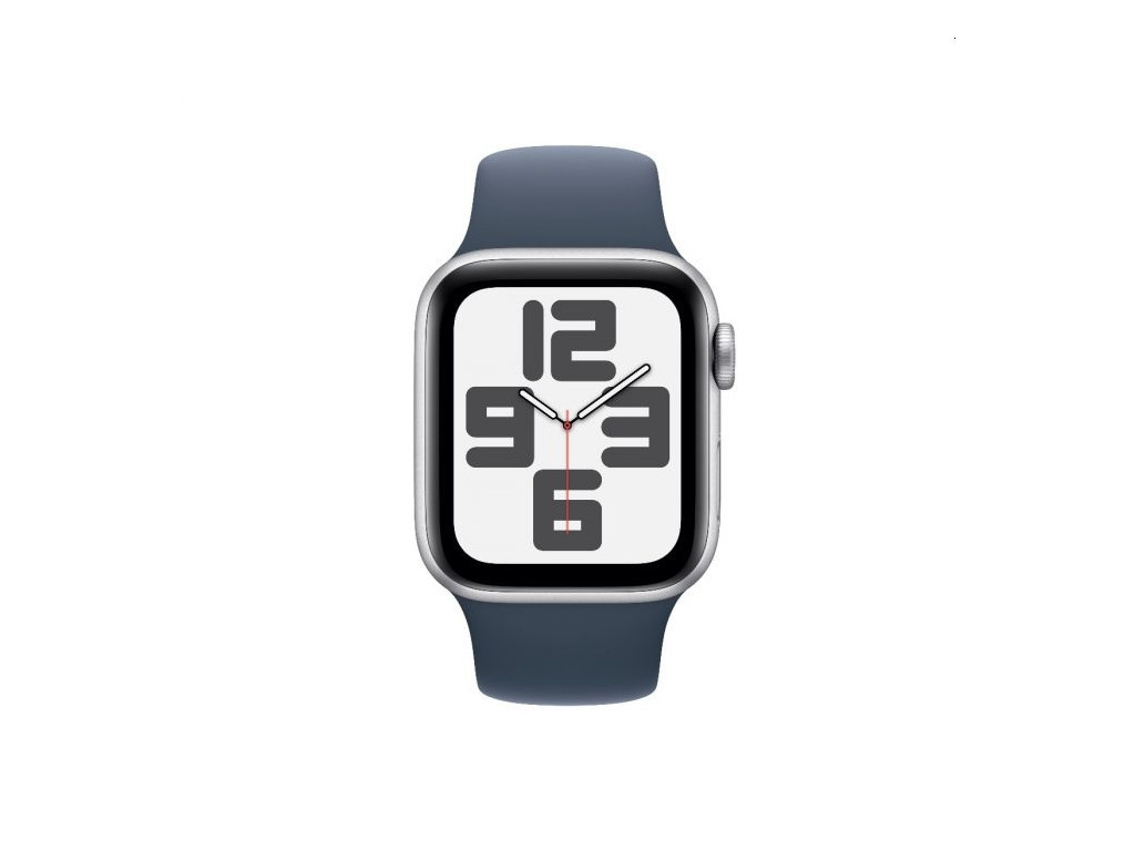 Часовник Apple Watch SE2 v2 Cellular 40mm Silver Alu Case w Storm Blue Sport Band - S/M 25468_1.jpg