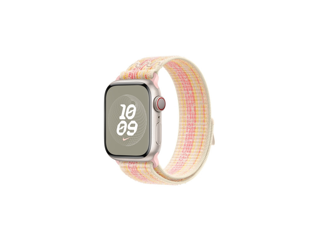 Каишка за часовник Apple 41mm Starlight/Pink Nike Sport Loop 25634_1.jpg
