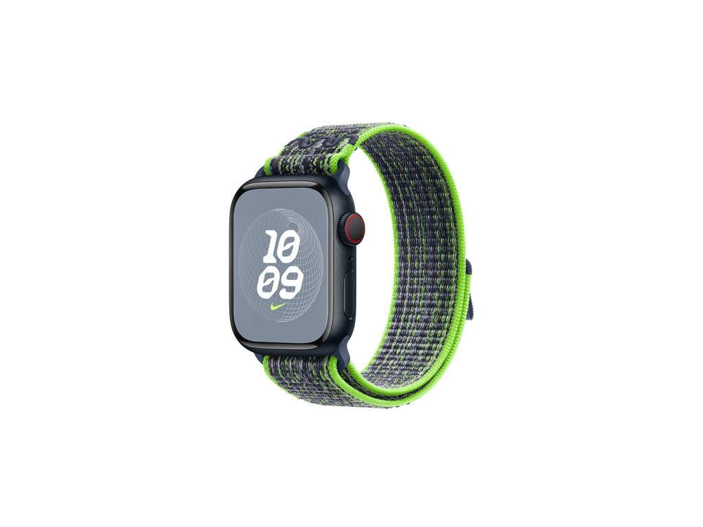 Каишка за часовник Apple 41mm Bright Green/Blue Nike Sport Loop 25637_1.jpg