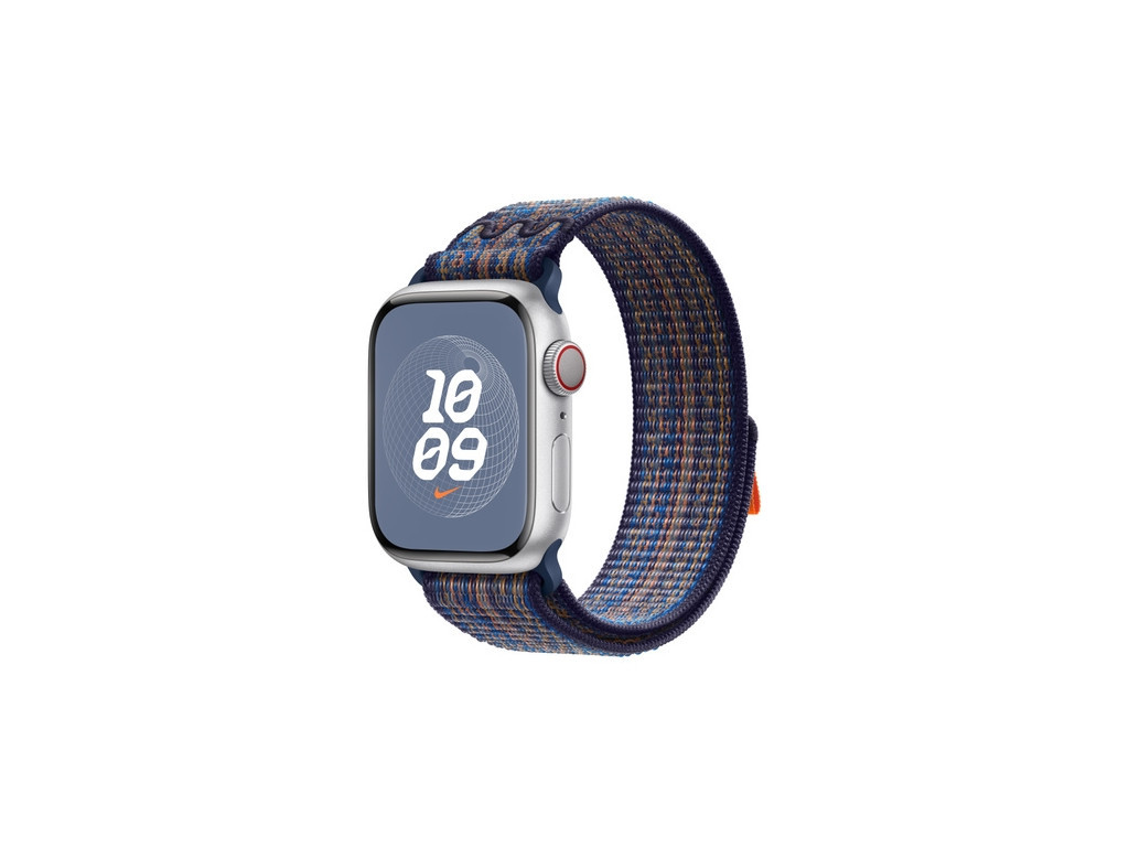 Каишка за часовник Apple 41mm Game Royal/Orange Nike Sport Loop 25638_1.jpg