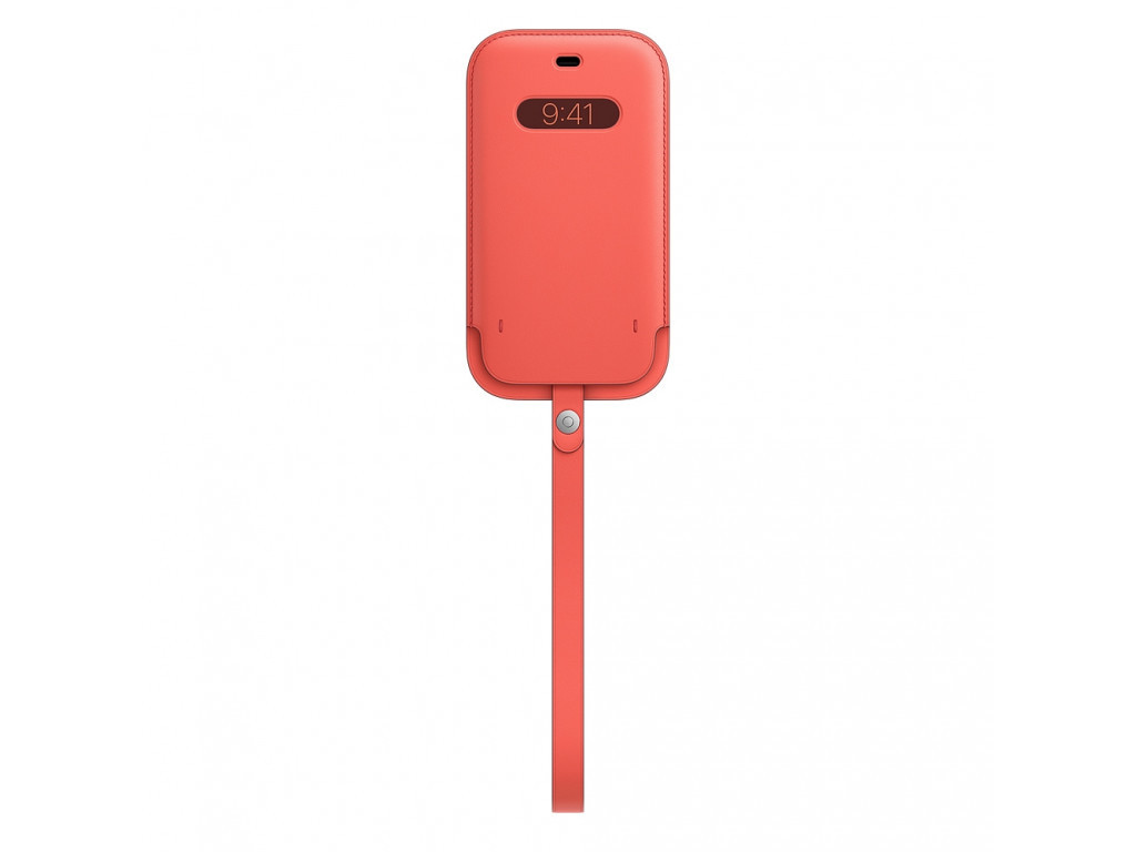 Калъф Apple iPhone 12|12 Pro Leather Sleeve with MagSafe - Pink Citrus (Seasonal Nov 2020) 2583.jpg