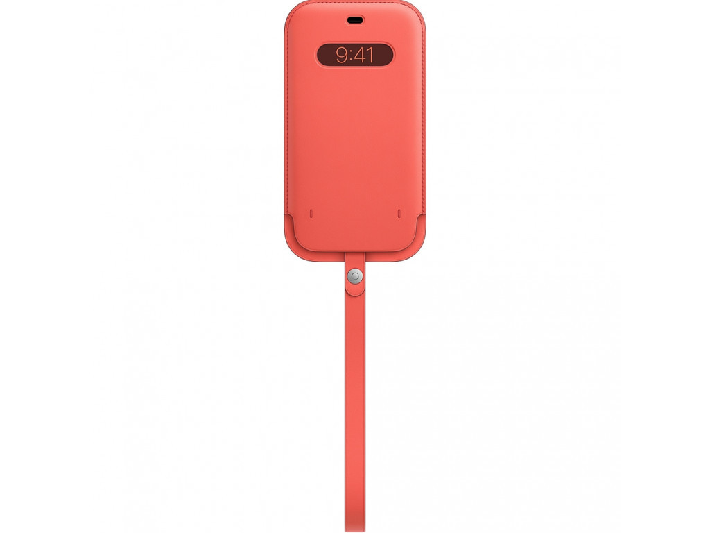 Калъф Apple iPhone 12 Pro Max Leather Sleeve with MagSafe - Pink Citrus (Seasonal Nov 2020) 2601.jpg