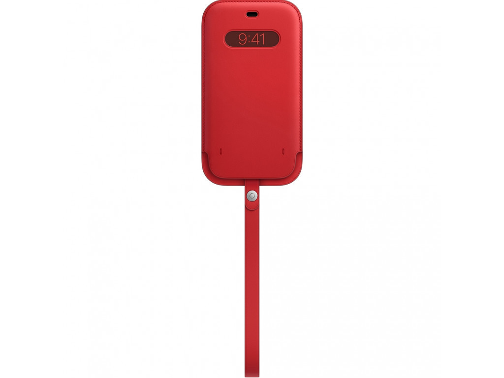 Калъф Apple iPhone 12 Pro Max Leather Sleeve with MagSafe - (PRODUCT)RED 2604.jpg