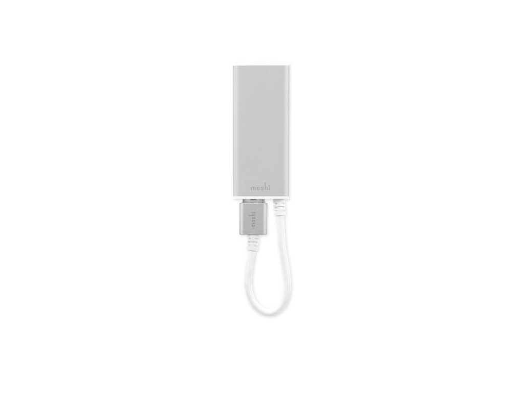 Адаптер Moshi USB-C to Gigabit Ethernet Adapter - Silver 6436_1.jpg