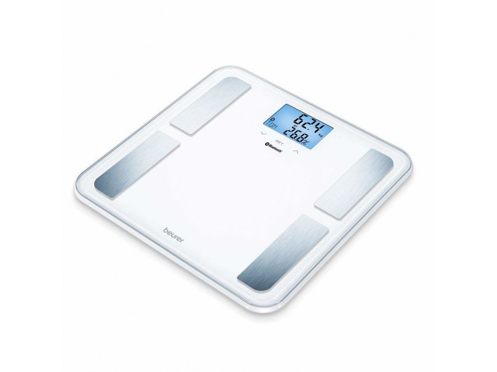 Везна Beurer BF 850 diagnostic bathroom scale in white; Extra-large standing surface; Weight 17053.jpg