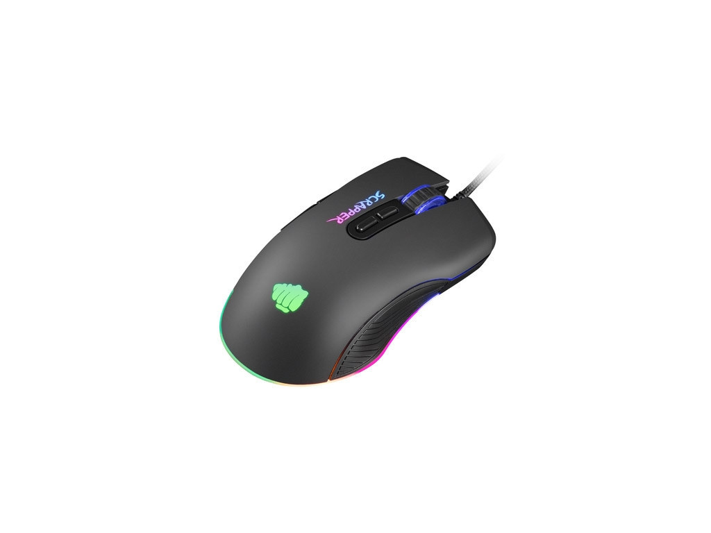 Мишка Fury Gaming Mouse Scrapper 6400DPI Optical With Software RGB Backlight 3896_8.jpg