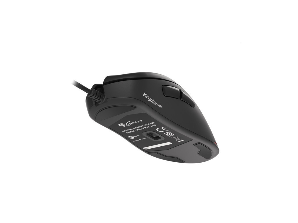Мишка Genesis Gaming Mouse Krypton 200 Silent Optical 6400 DPI With Software Black 18961_11.jpg
