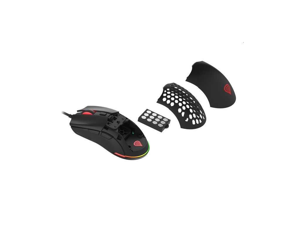 Мишка Genesis Gaming Mouse Krypton 8000DPI RGB Ultralight Black PAW3333 18968_1.jpg