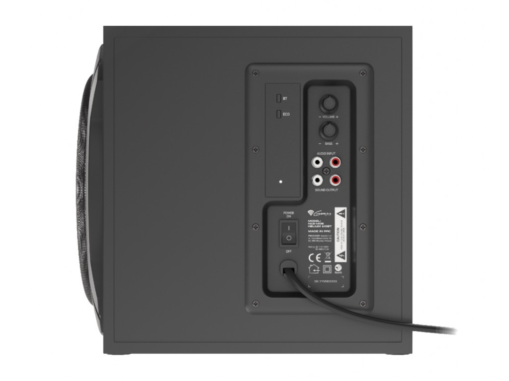 Аудио система Genesis Speakers Helium 610BT 60W Rms 2.1 Black Wired Remote Control 2083_10.jpg