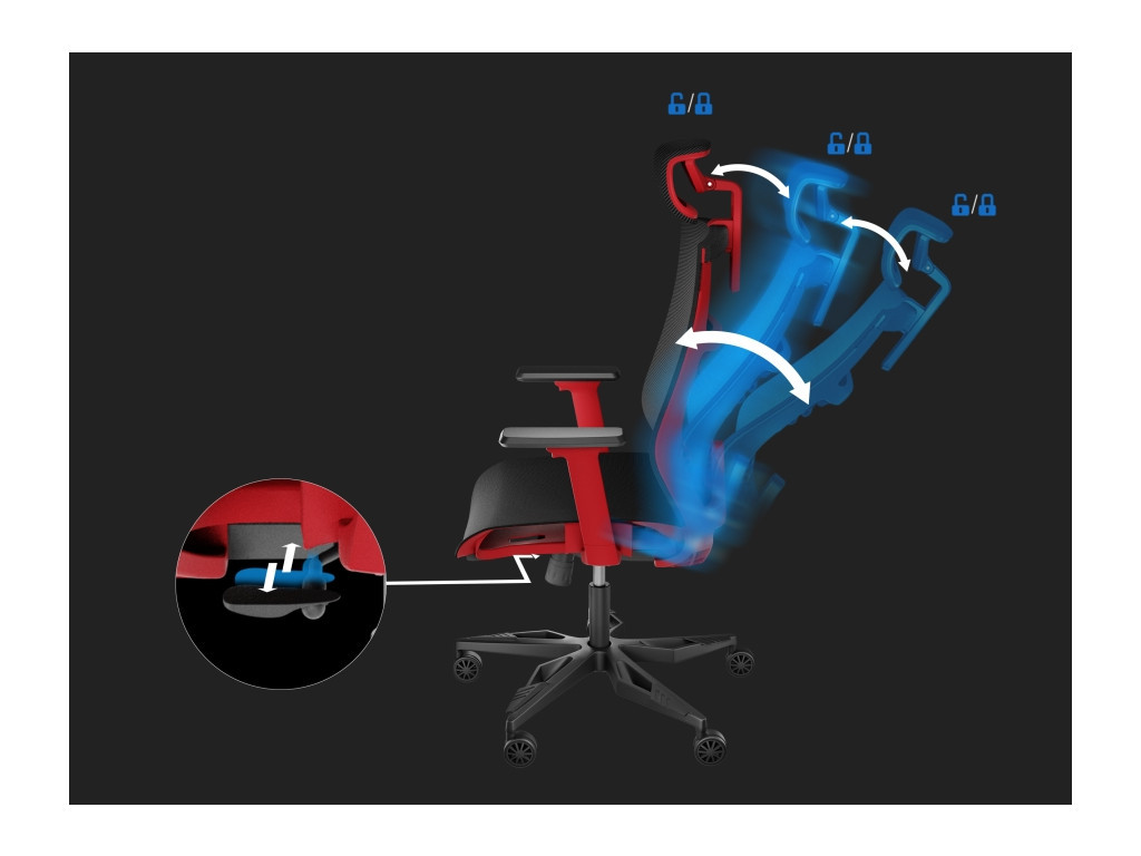 Стол Genesis Ergonomic Chair Astat 700 Red 21510_34.jpg