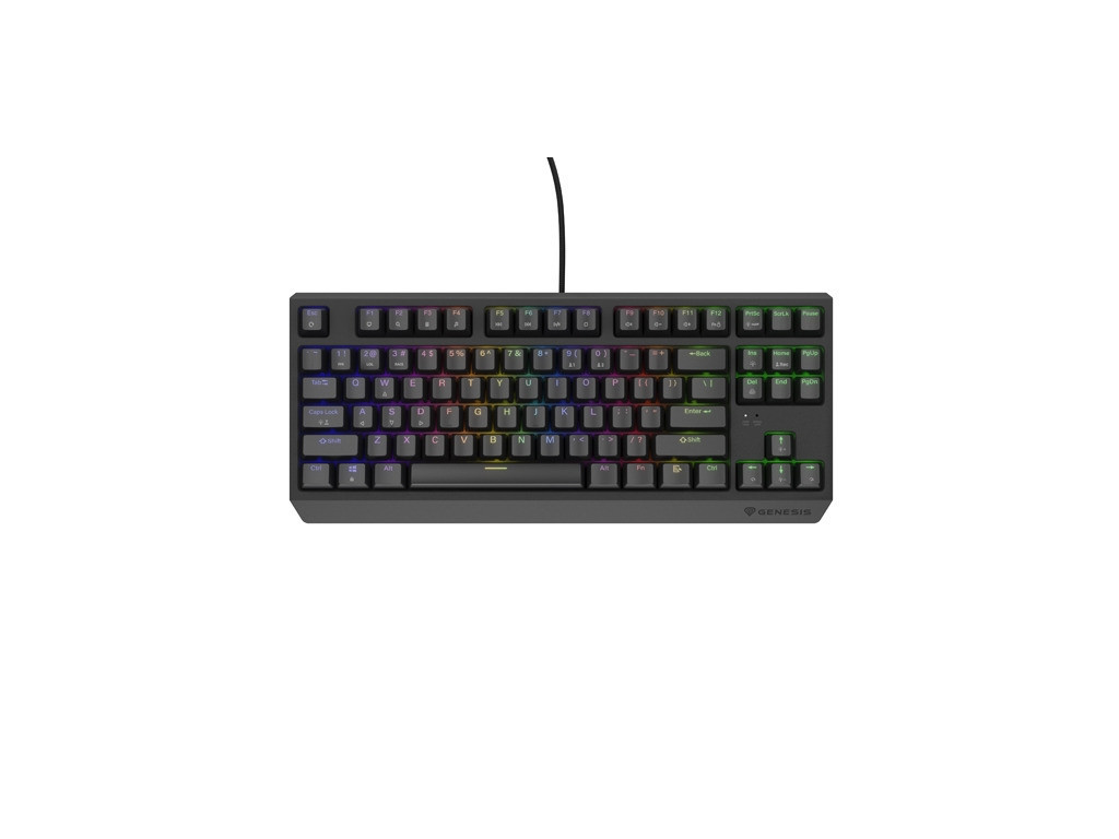 Клавиатура Genesis Gaming Keyboard Thor 230 TKL US RGB Mechanical Outemu Red Black Hot Swap 26085.jpg