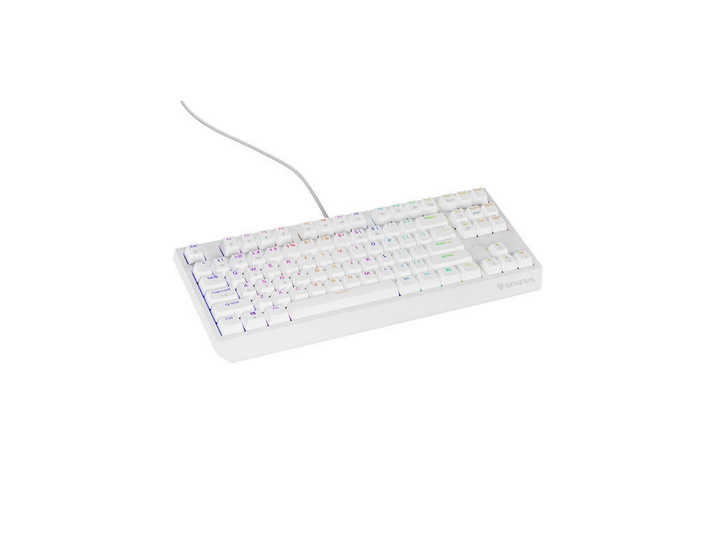 Клавиатура Genesis Gaming Keyboard Thor 230 TKL US RGB Mechanical Outemu Red White Hot Swap 26086_8.jpg
