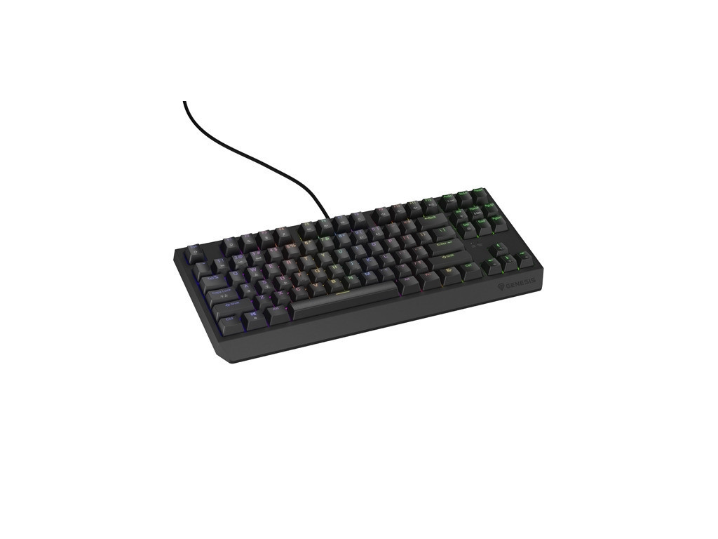 Клавиатура Genesis Gaming Keyboard Thor 230 TKL US RGB Mechanical Outemu Brown Black Hot Swap 26087_4.jpg