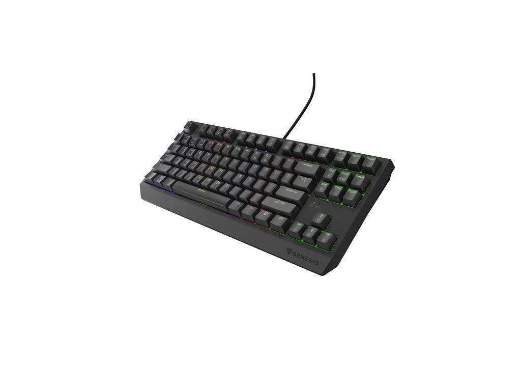 Клавиатура Genesis Gaming Keyboard Thor 230 TKL US RGB Mechanical Outemu Brown Black Hot Swap 26087_6.jpg