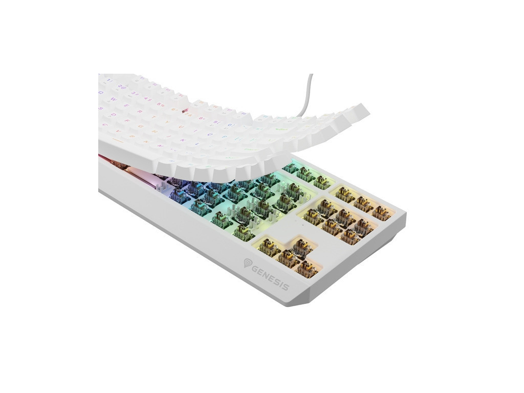 Клавиатура Genesis Gaming Keyboard Thor 230 TKL US RGB Mechanical Outemu Brown White Hot Swap 26088_9.jpg