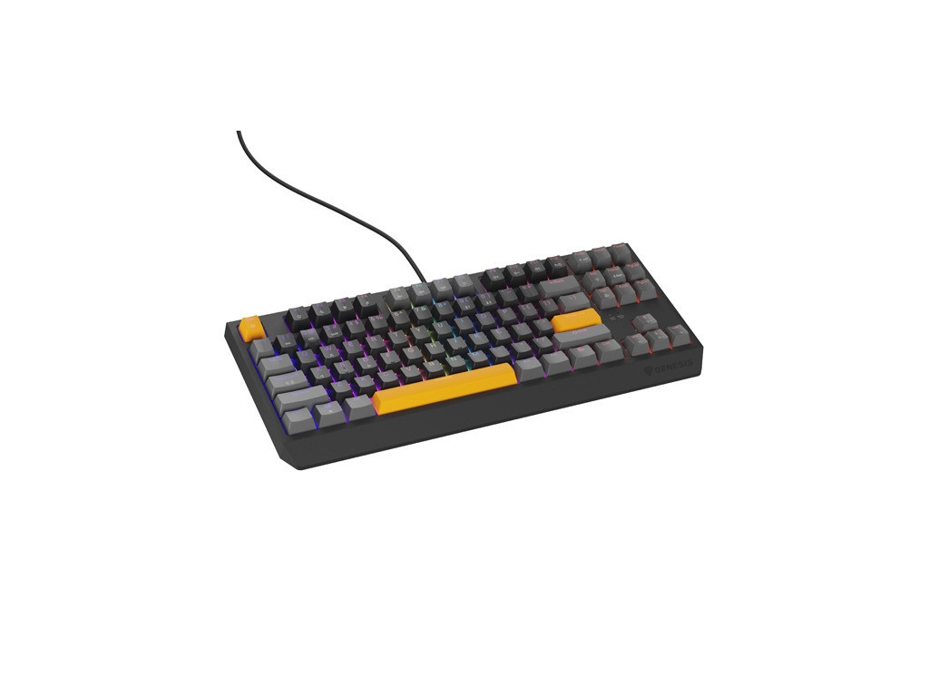 Клавиатура Genesis Gaming Keyboard Thor 230 TKL Anchor Gray Positive US RGB Mechanical Outemu Red 26089_5.jpg