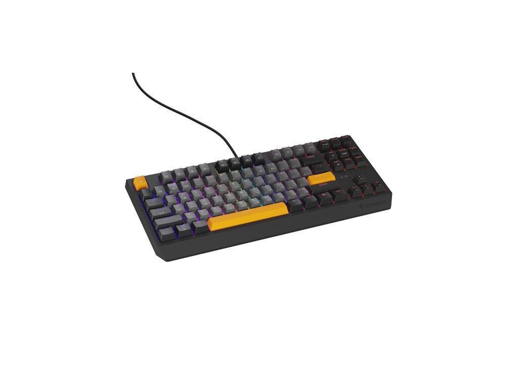 Клавиатура Genesis Gaming Keyboard Thor 230 TKL Anchor Gray Negative US RGB Mechanical Outemu Red 26090_6.jpg