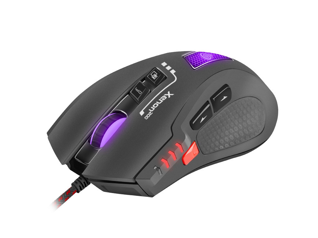 Мишка Genesis Gaming Mouse Xenon 200 Optical 3200Dpi With Software Rgb Illuminated Black 3907_1.jpg