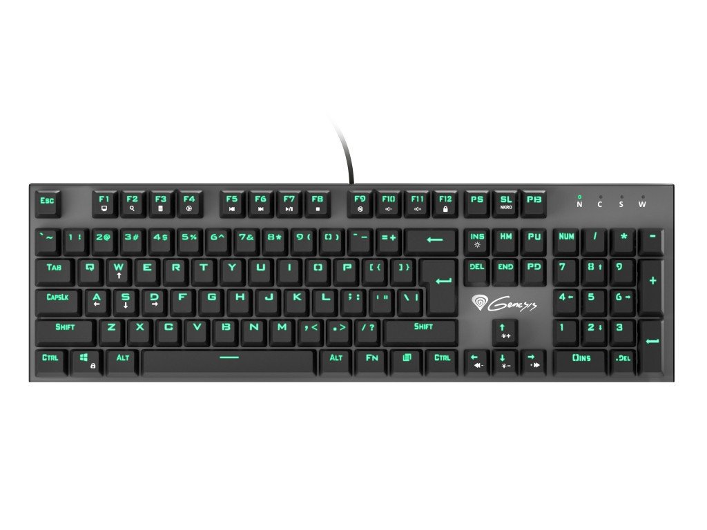 Клавиатура Genesis Mechanical Gaming Keyboard Thor 300 Green Backlight Outemu Blue Switch Us Layout 4060.jpg
