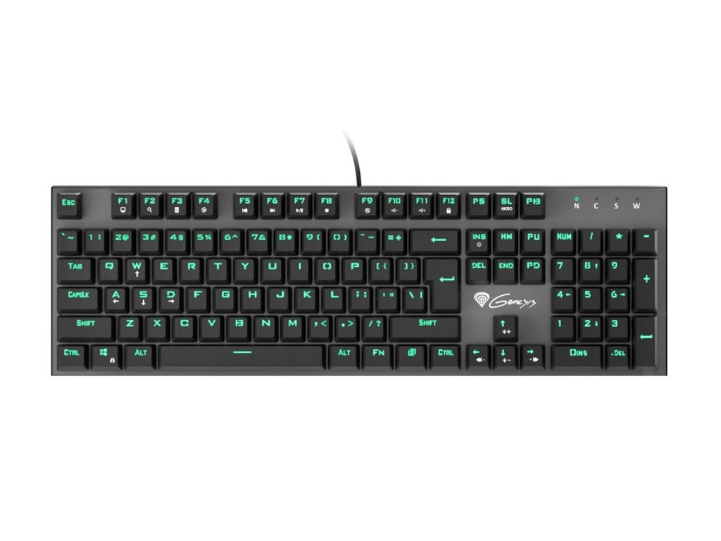 Клавиатура Genesis Mechanical Gaming Keyboard Thor 300 Tkl Green Backlight Outemu Blue Switch Us Layout 4061.jpg