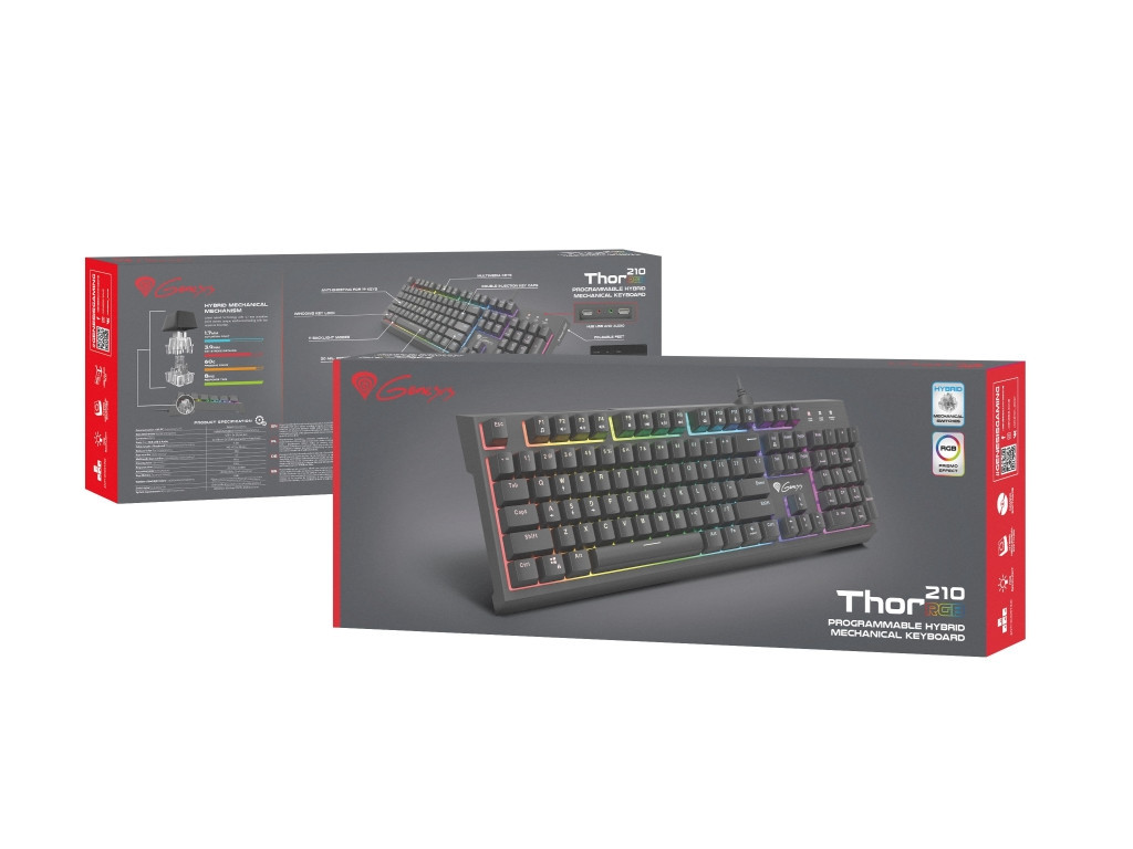 Клавиатура Genesis Hybrid Switch Gaming Keyboard Thor 210 RGB US Layout Backlight 4071_14.jpg