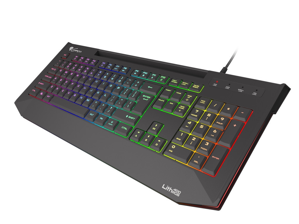 Клавиатура Genesis Gaming Keyboard Lith 400 RGB US Layout RGB Backlight X-Scissor Slim 4073_18.jpg