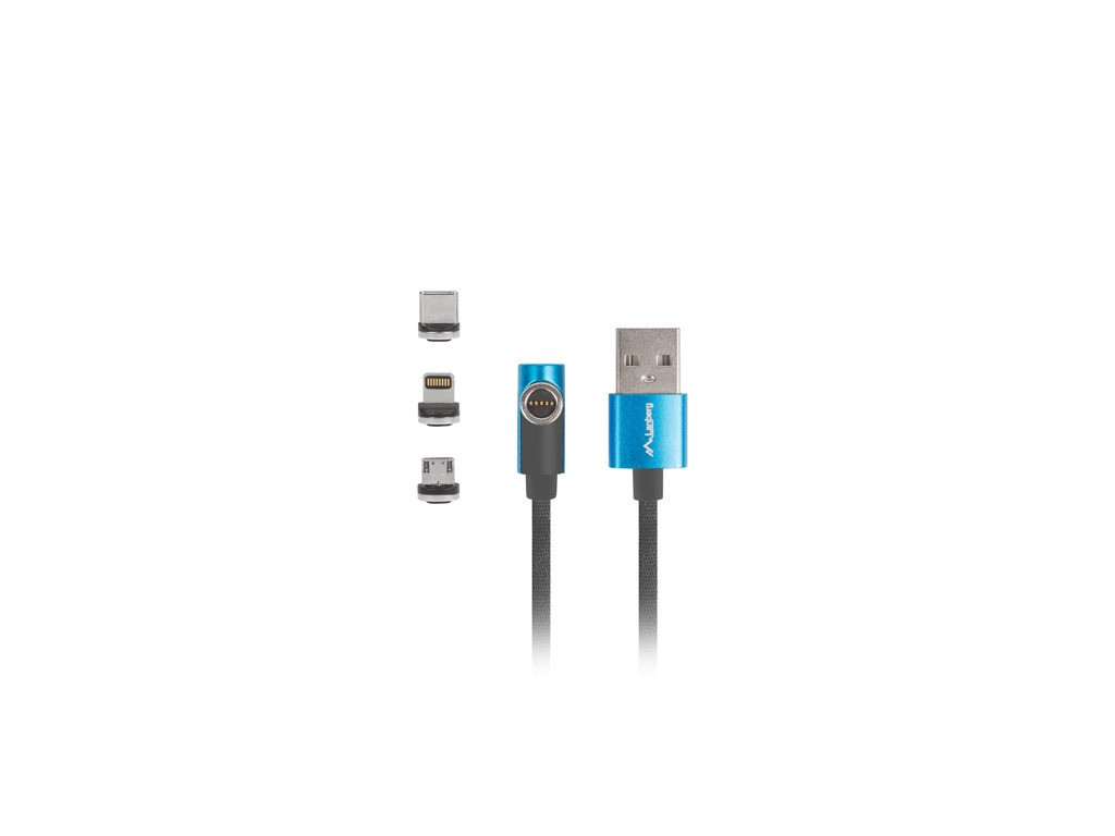 Кабел Lanberg 3in1 USB-A (M) -> USB MICRO(M) + LIGHTNING (M) + USB-C (M) 2.0 1m 21358_10.jpg