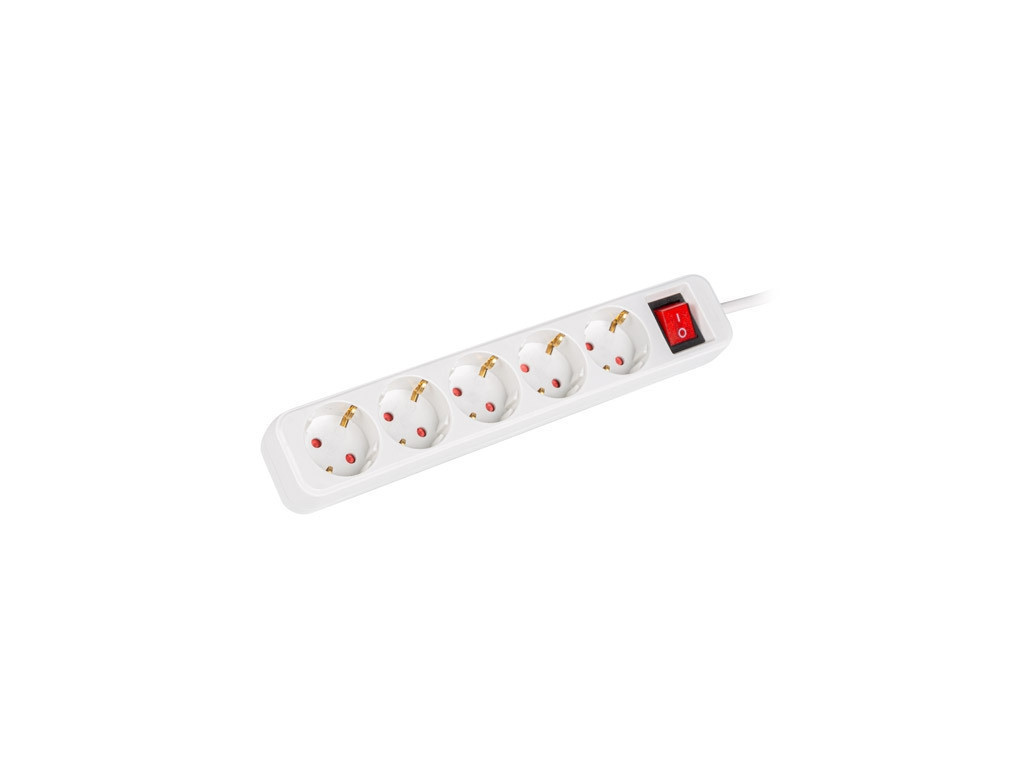 Разклонител Lanberg power strip 3m 5x Schuko outlets with circuit breaker quality-grade copper cable 24018.jpg