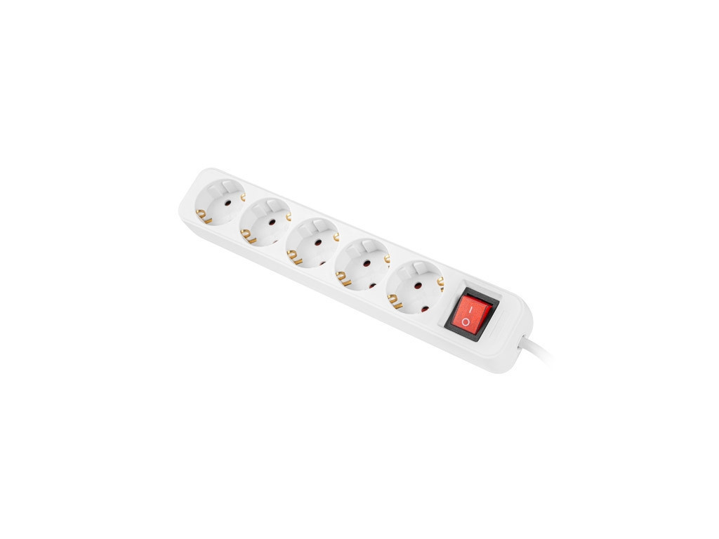 Разклонител Lanberg power strip 3m 5x Schuko outlets with circuit breaker quality-grade copper cable 24018_1.jpg