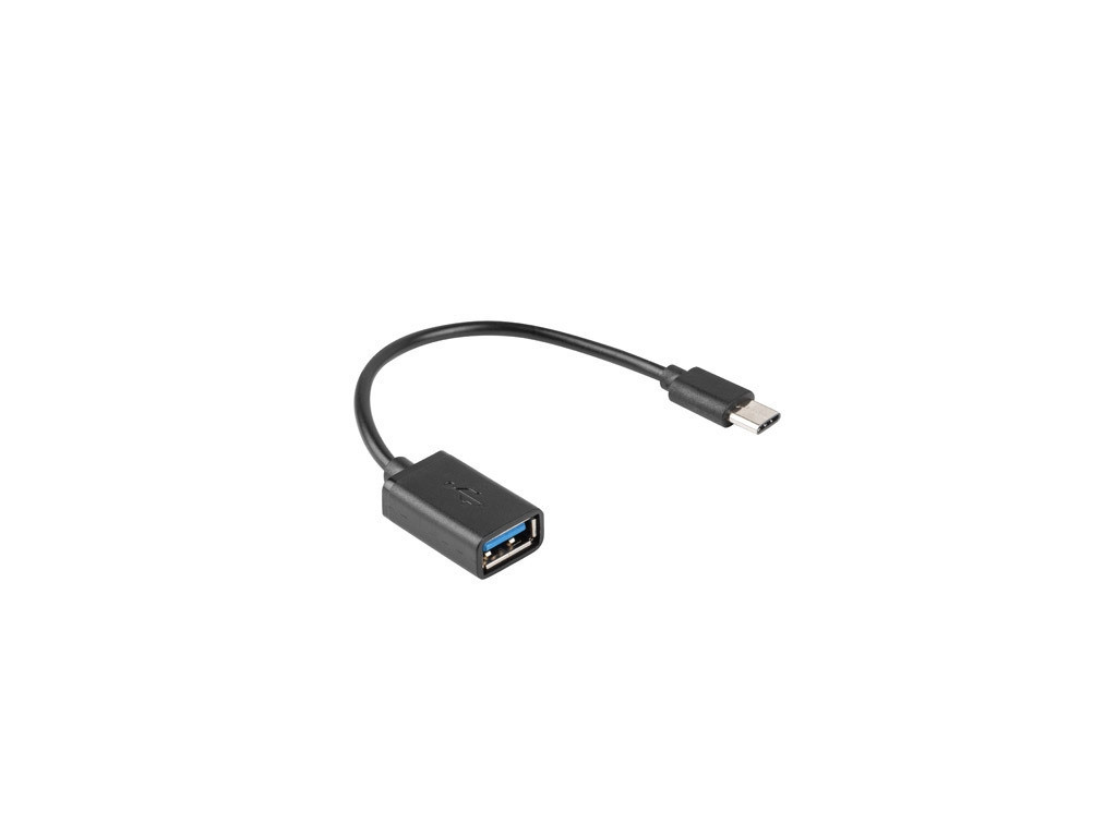 Адаптер Lanberg adapter USB-C(m) 2.0 -> USB-A(f) cable 15cm OTG 24205_1.jpg