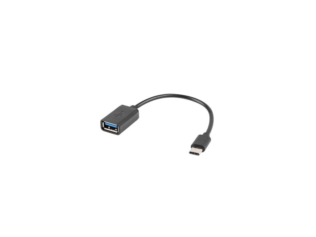 Адаптер Lanberg adapter USB-C(m) 2.0 -> USB-A(f) cable 15cm OTG 24205_2.jpg