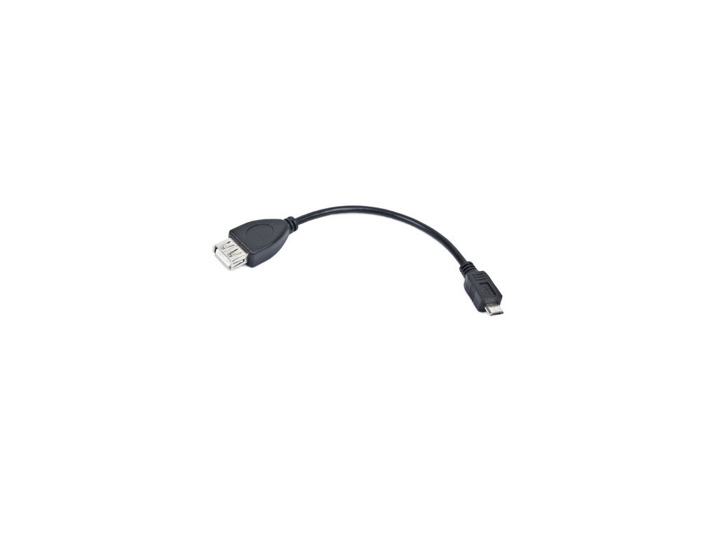 Кабел Lanberg Cable USB MICRO(M)->USB-A(F) 2.0 0.15M OTG Black 24240_1.jpg