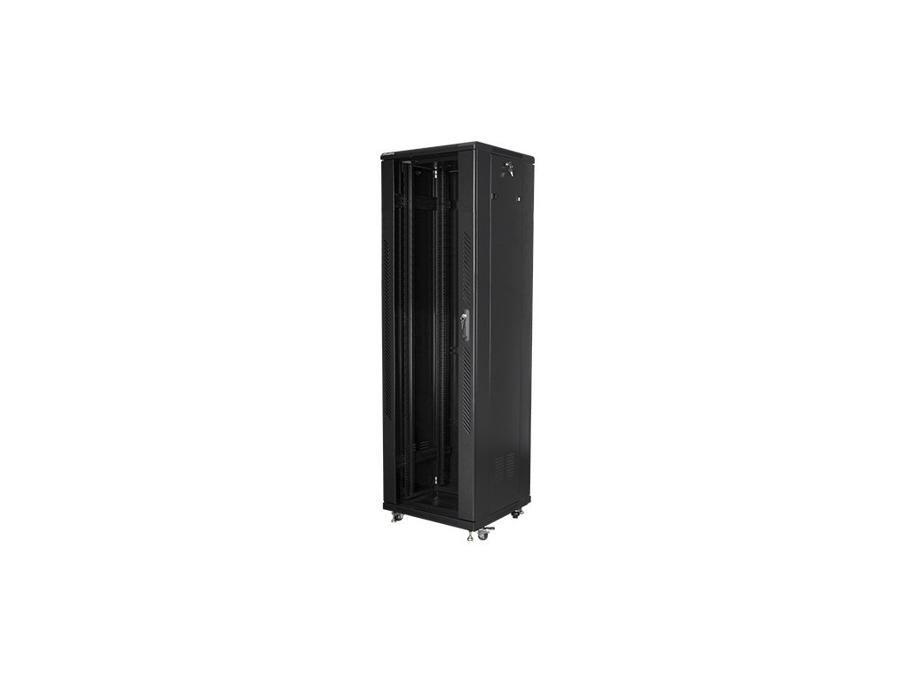 Комуникационен шкаф Lanberg rack cabinet 19" free-standing 42U / 600x600 self-assembly flat pack 9509_1.jpg
