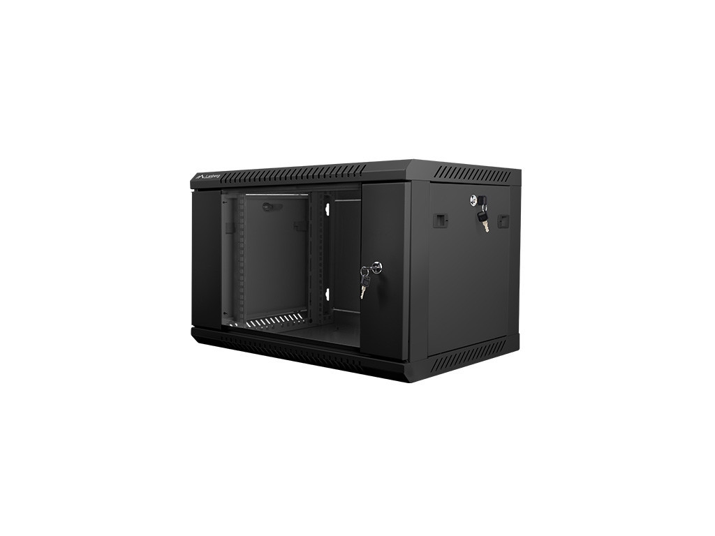 Комуникационен шкаф Lanberg rack cabinet 19” wall-mount 6U / 600x450 for self-assembly (flat pack) 9542_1.jpg