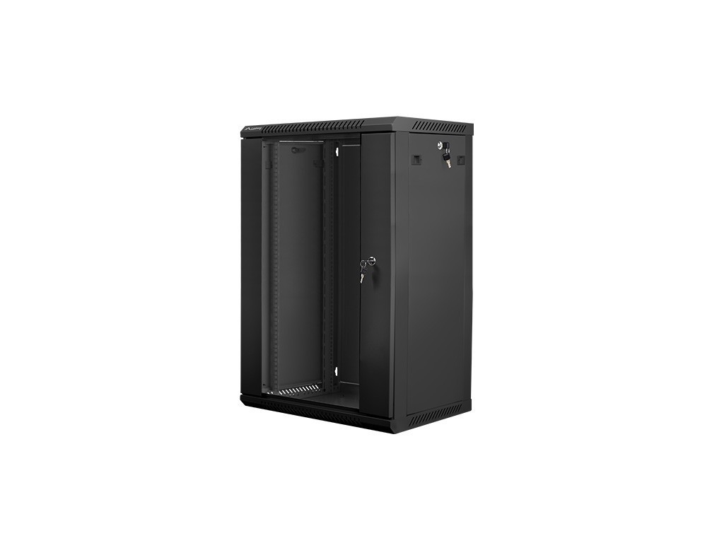 Комуникационен шкаф Lanberg rack cabinet 19” wall-mount 18U / 600x450 for self-assembly (flat pack) 9550_1.jpg