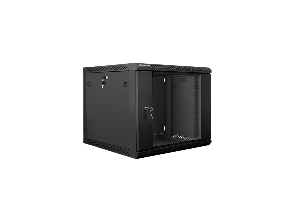Комуникационен шкаф Lanberg rack cabinet 19” wall-mount 9U / 600x600 for self-assembly (flat pack) 9560_1.jpg