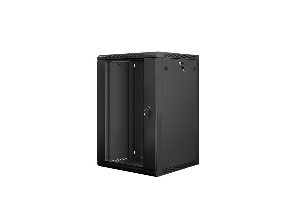 Комуникационен шкаф Lanberg rack cabinet 19” wall-mount 18U / 600x600 for self-assembly (flat pack) 9566_1.jpg