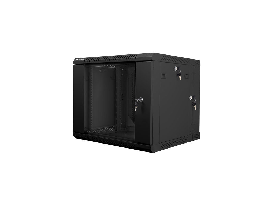 Комуникационен шкаф Lanberg rack cabinet 19” double-section wall-mount 9U / 600x600 for self-assembly (flat pack) 9574.jpg